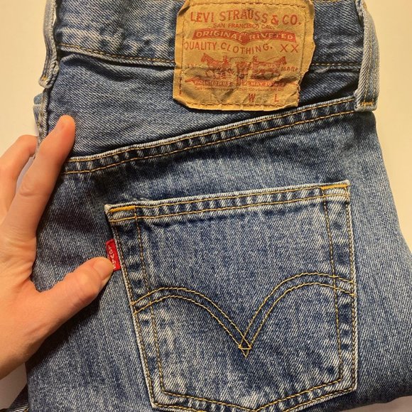 Levis Jeans 501 Red Tab Made In Mexico - Picture 4 of 4